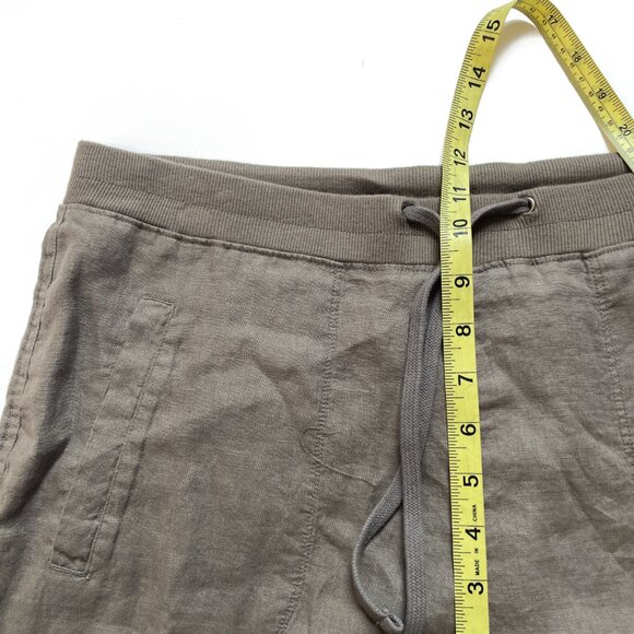 James Perse Linen Utility Pant Olive Size James Perse 2 US Medium NEW NWT - Picture 7 of 8
